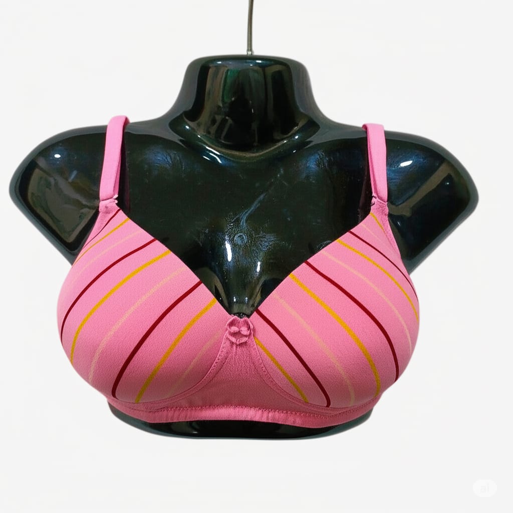 Stripe Padded Bra - Image 4